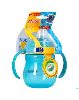 Nuby gobelet a/goutte anses 6m+ 270ml