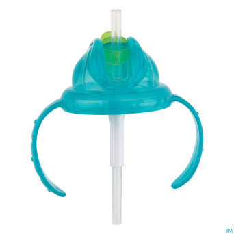 Nuby gobelet a/goutte anses aqua 12m+ 240ml