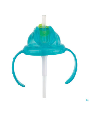 Nuby gobelet a/goutte anses aqua 12m+ 240ml