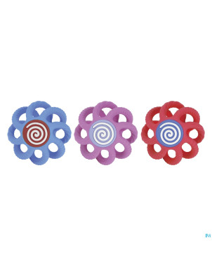 Nuby balle dentition silicone pliable 3m+