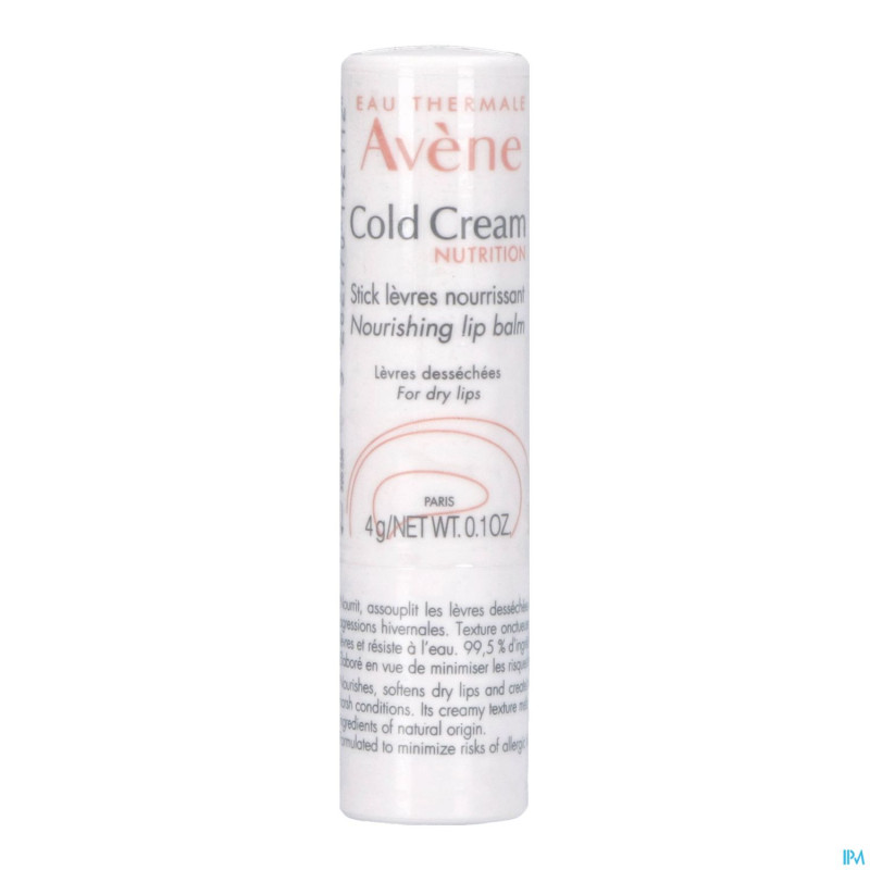 Avene cold cream stick levres nourrissant 4g