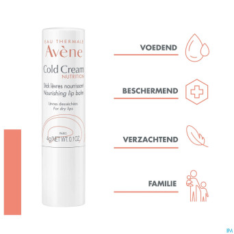 Avene cold cream stick levres nourrissant 4g