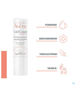 Avene cold cream stick levres nourrissant 4g