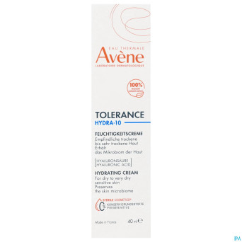 Avene tolerance hydra 10 creme hydratante 40ml