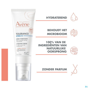 Avene tolerance hydra 10 creme hydratante 40ml