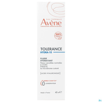 Avene tolerance hydra 10 fluide hydratante 40ml