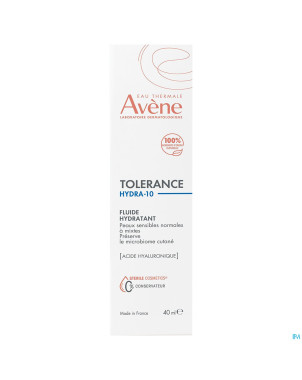 Avene tolerance hydra 10 fluide hydratante 40ml