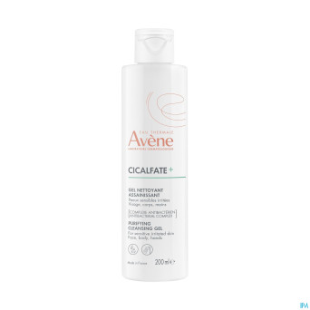 Avene cicalfate+ gel nettoyant assainissant 200ml
