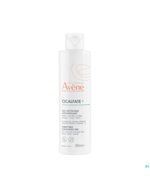 Avene cicalfate+ gel nettoyant assainissant 200ml