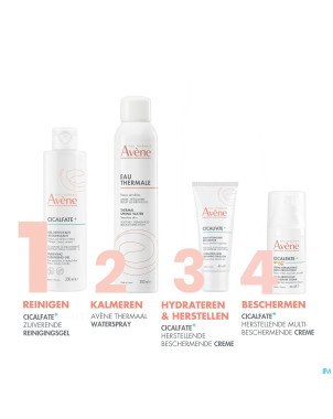 Avene cicalfate+ gel nettoyant assainissant 200ml