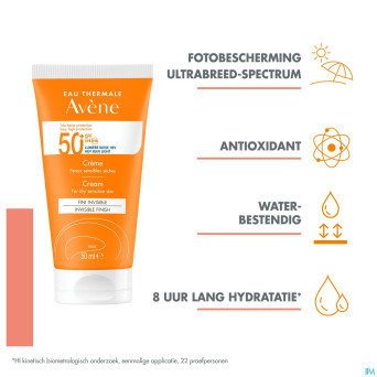 Avene sol spf50+ creme 50ml