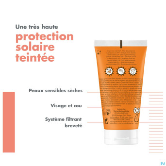 Avene sol spf50+ creme teintee 50ml