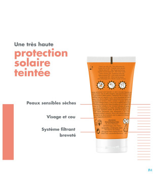 Avene sol spf50+ creme teintee 50ml