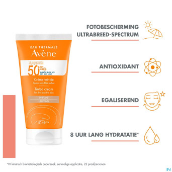 Avene sol spf50+ creme teintee 50ml