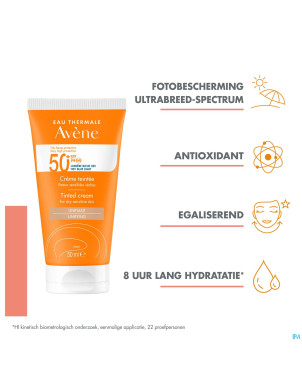 Avene sol spf50+ creme teintee 50ml
