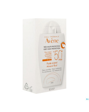 Avene sol spf50+ fluide mineral 40ml