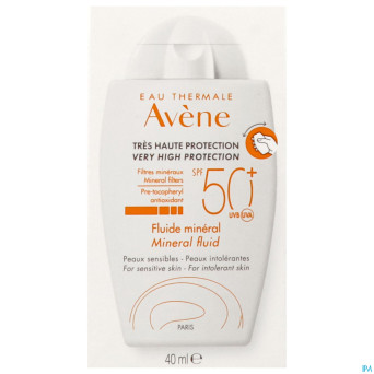 Avene sol spf50+ fluide mineral 40ml