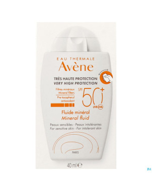 Avene sol spf50+ fluide mineral 40ml