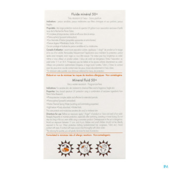 Avene sol spf50+ fluide mineral 40ml