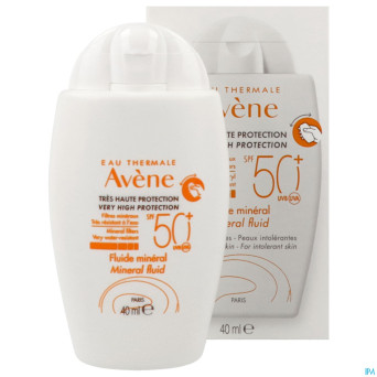 Avene sol spf50+ fluide mineral 40ml