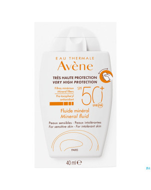 Avene sol spf50+ fluide mineral teinte 40ml