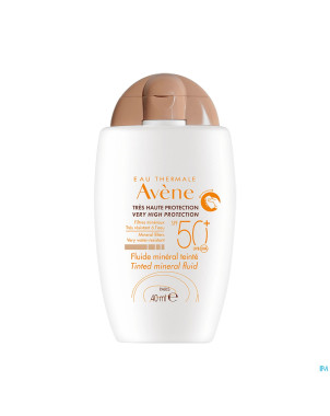 Avene sol spf50+ fluide mineral teinte 40ml