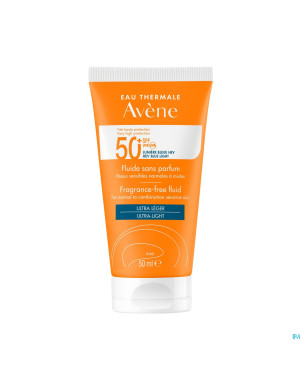 Avene sol spf50+ fluide sans parfum 50ml