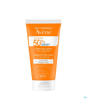 Avene sol spf50+ creme sans parfum 50ml