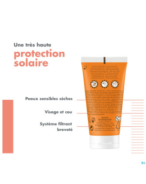 Avene sol spf50+ creme sans parfum 50ml