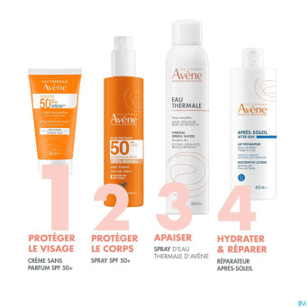 Avene sol spf50+ creme sans parfum 50ml