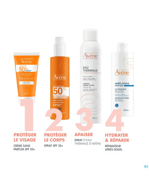 Avene sol spf50+ creme sans parfum 50ml