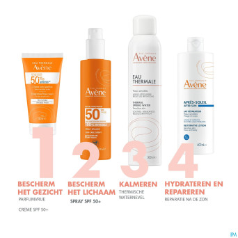 Avene sol spf50+ creme sans parfum 50ml