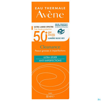 Avene sol spf50+ cleanance 50ml