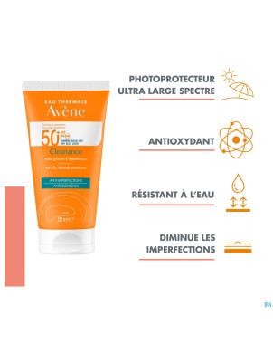 Avene sol spf50+ cleanance 50ml