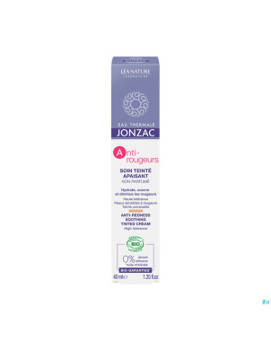 Jonzac a/rougeurs soin teinte apaisant bio    40ml