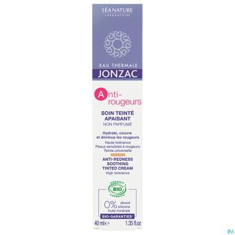 Jonzac a/rougeurs soin teinte apaisant bio    40ml