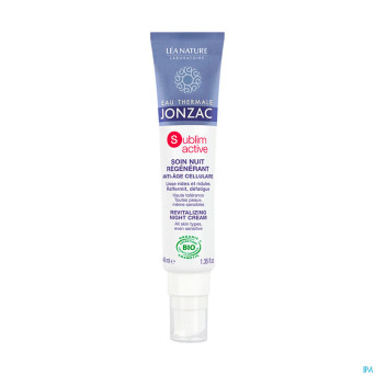 Jonzac sublimactive soin nuit reg. a/age bio  40ml
