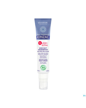 Jonzac sublimactive soin nuit reg. a/age bio  40ml