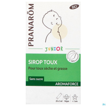 Pranarom aromaforce sirop toux enf. dm sach 20x5ml