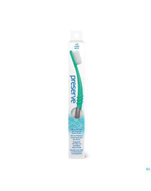 Preserve ocean plastic brosse dents soft gris
