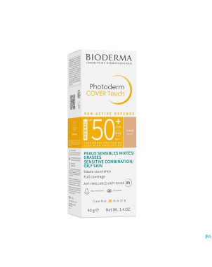 Bioderma photoderm cover touch min.spf50+ clair40g