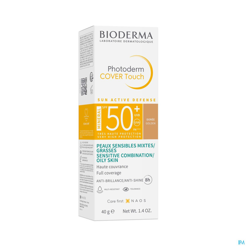 Bioderma photoderm cover touch min.spf50+ doree40g