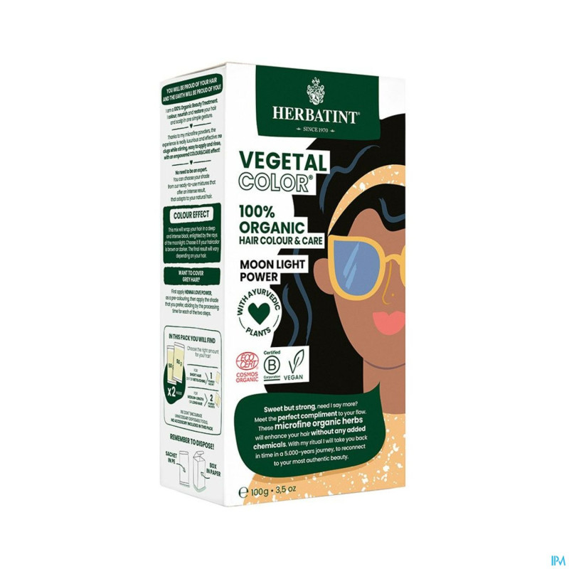 Herbatint vegetal color eco moon light power 100ml