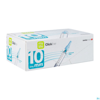 Mylife clickfine aiguilles stylo 10mm 29g    100
