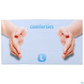 Nitril examination gloves large 100