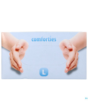 Nitril examination gloves large 100