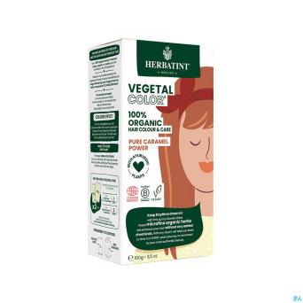 Herbatint vegetal color eco pure caram. pow. 100ml