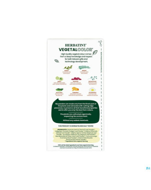 Herbatint vegetal color eco pure caram. pow. 100ml