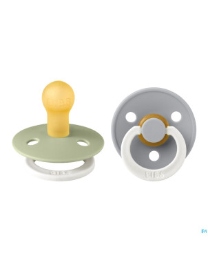 Bibs 1 sucette duo glowindark sage/cloud 2