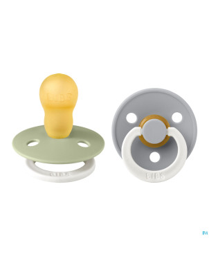 Bibs 3 sucette duo glowindark sage/cloud 2